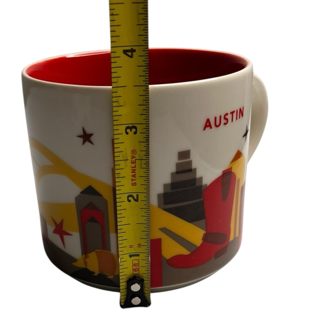 Starbucks Austin Texas TX State You are Here Series Coffee Tea Mug Cup 14oz - Picture 7 of 7